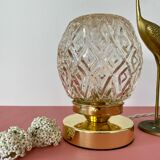Table lamp glass vintag globe