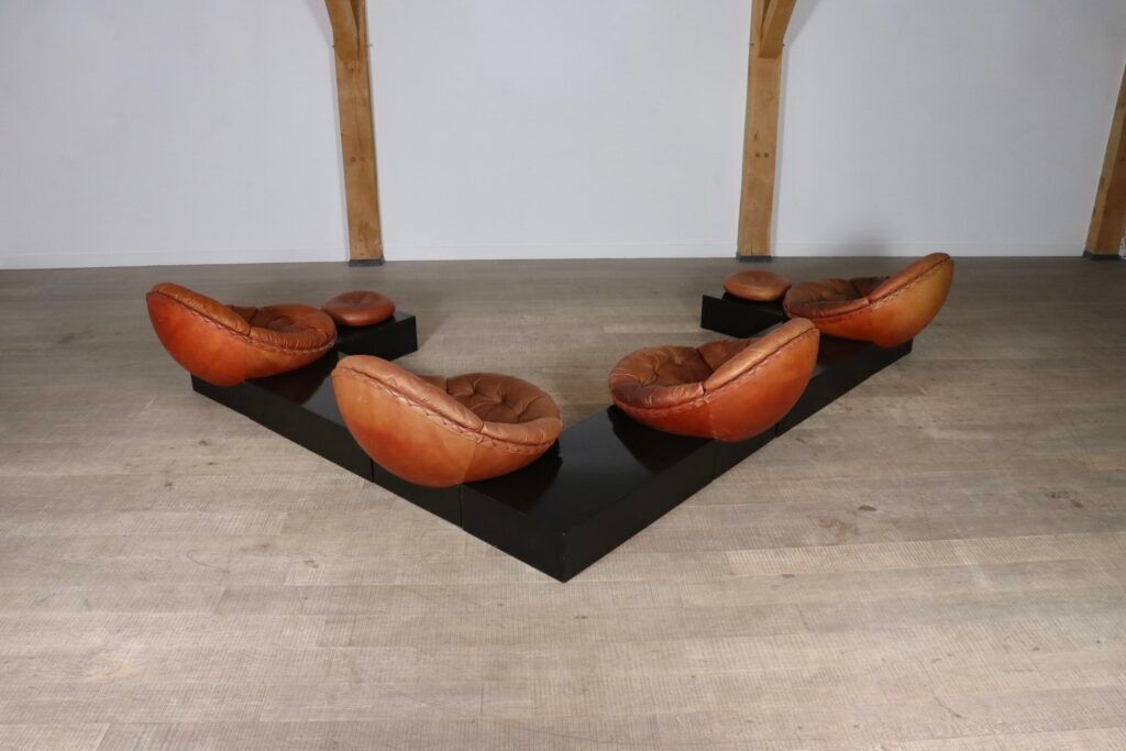 Canapé Illum Wikkelsø Apollo pour Ryesberg Møbler, Danemark 1970