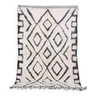 Handmade wool Berber rug 250x150 cm