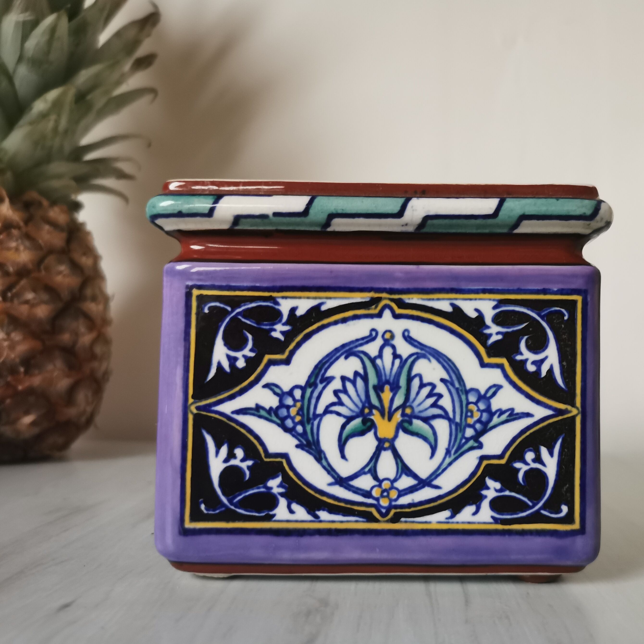 Pot deco Sarreguemines