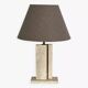 Vintage marble and brass lamp