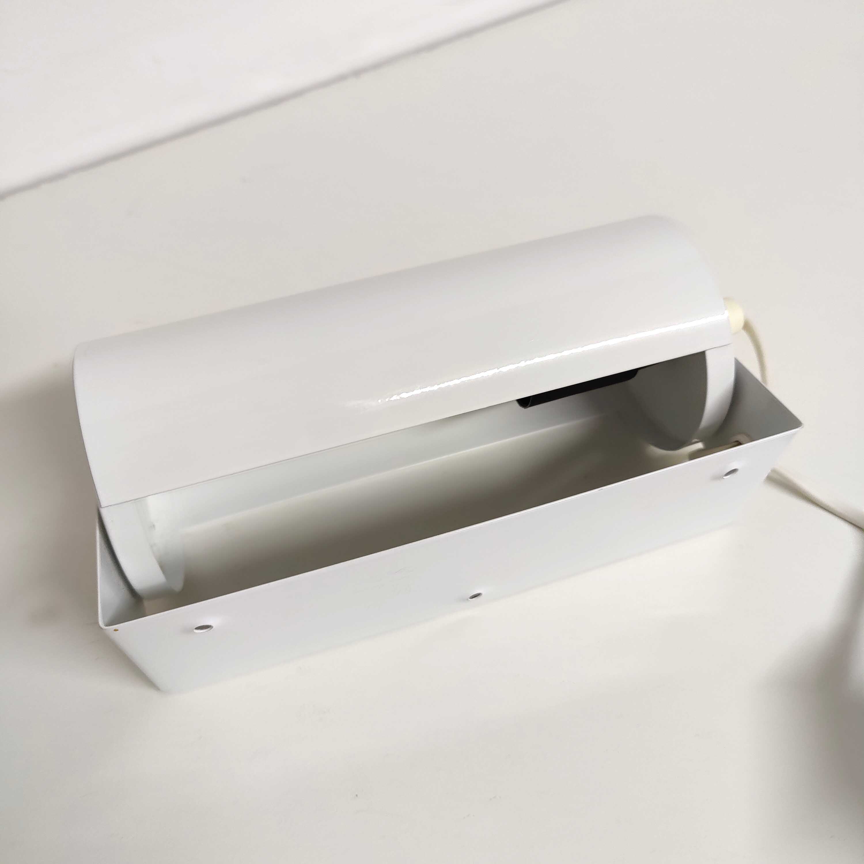 Vintage wall lamp roll Ikea V413 white vintage