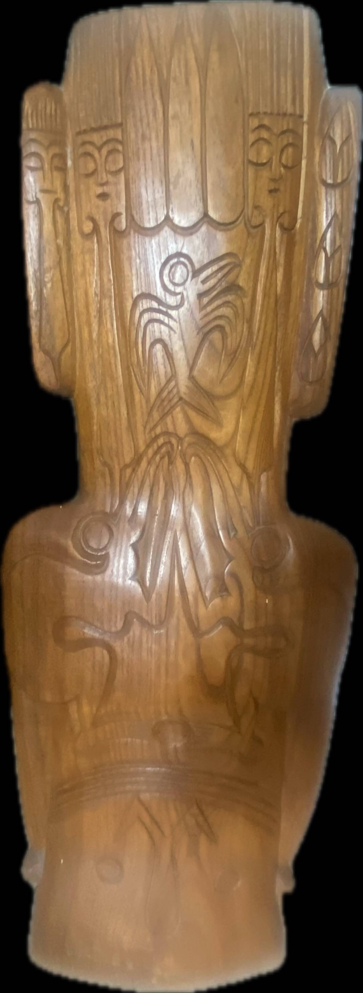 Wooden Moai Easter Island