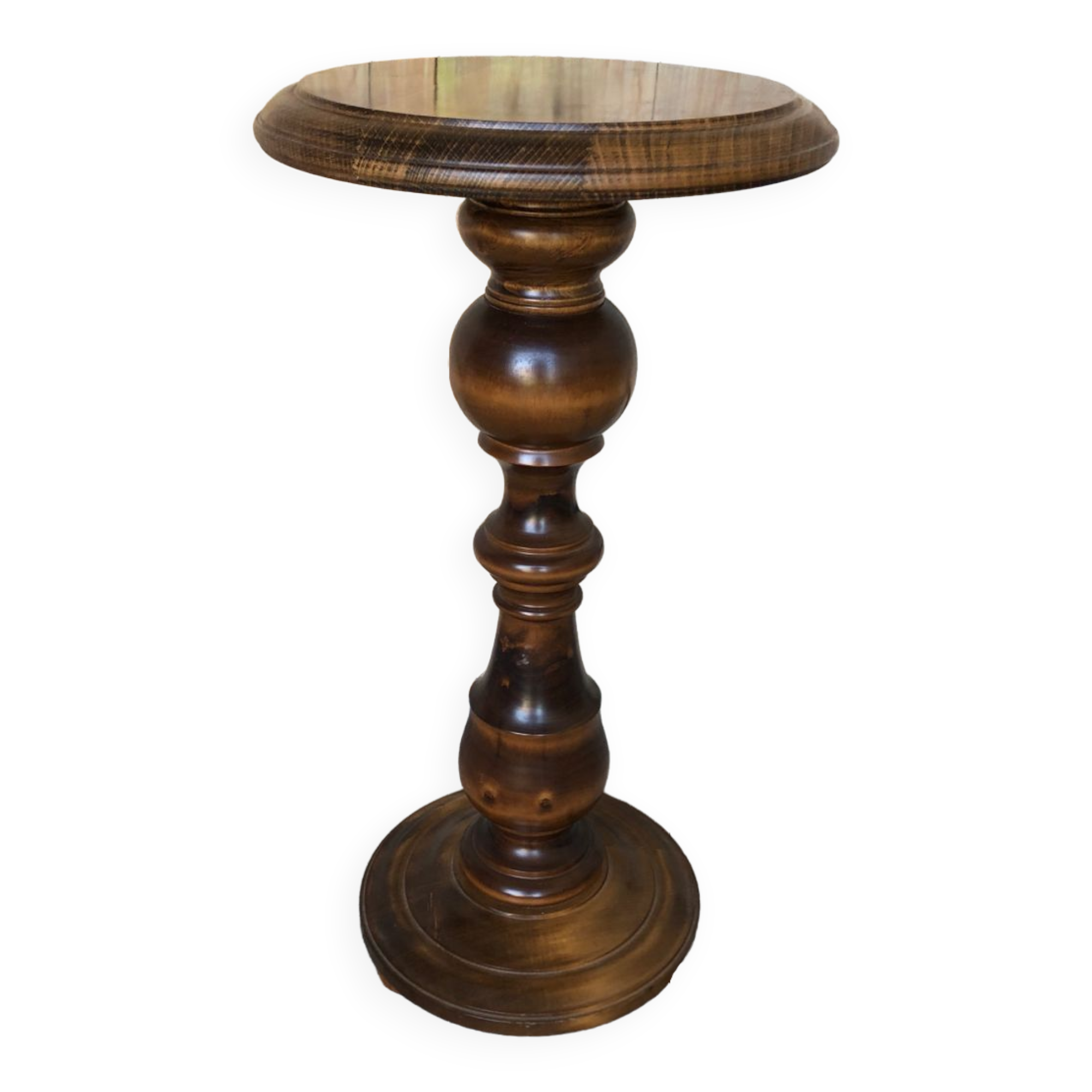 Vintage solid wood side table