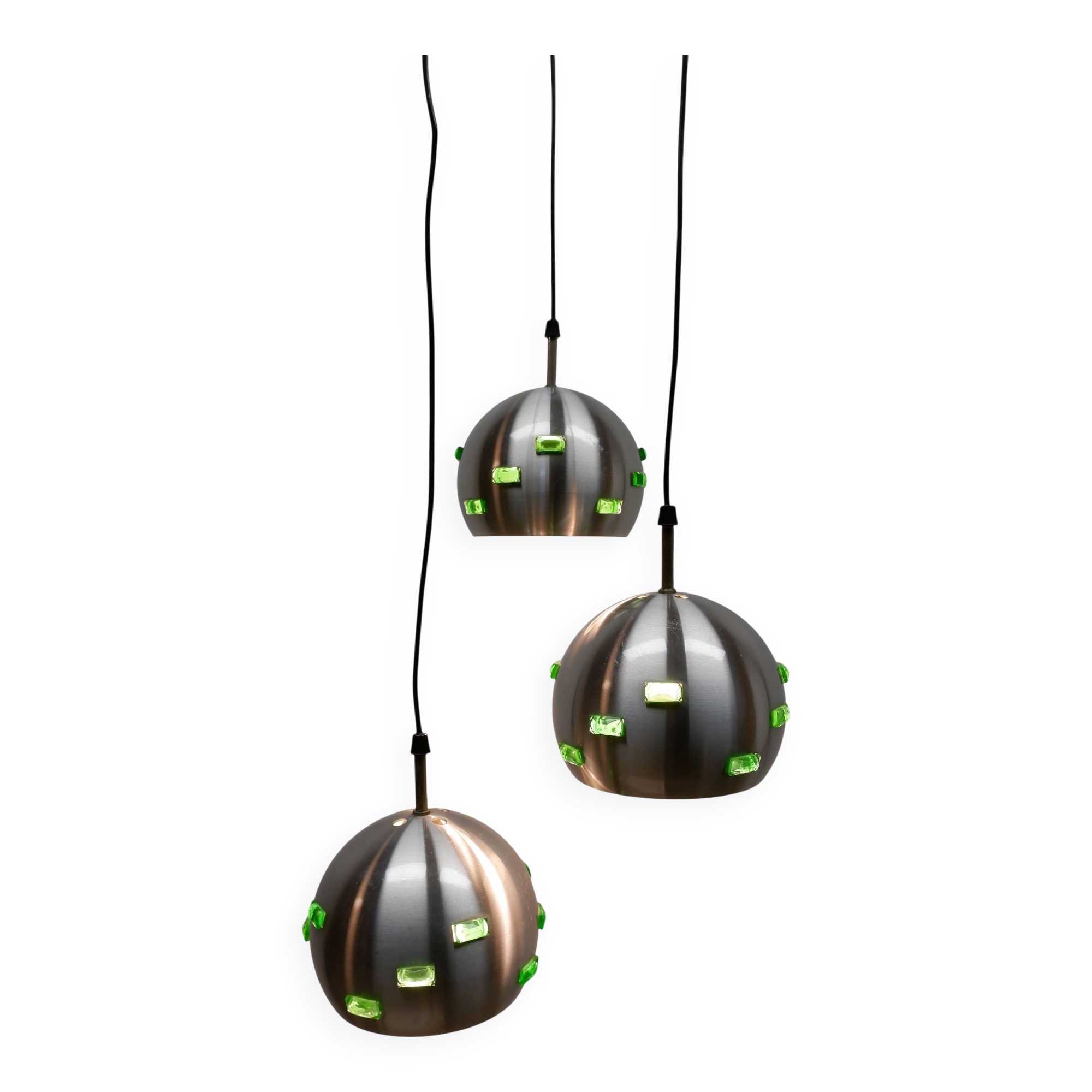 Space age cascade hanging lamp, 1970s