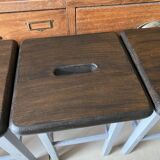 Wooden painter's stools