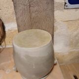 Old stoneware grease pot, gray Height 24.5 cm