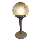 Large vintage Murano glass table lamp