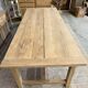 large solid oak farmhouse table