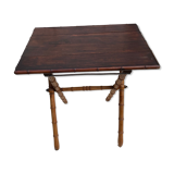 Table pliante en bambou