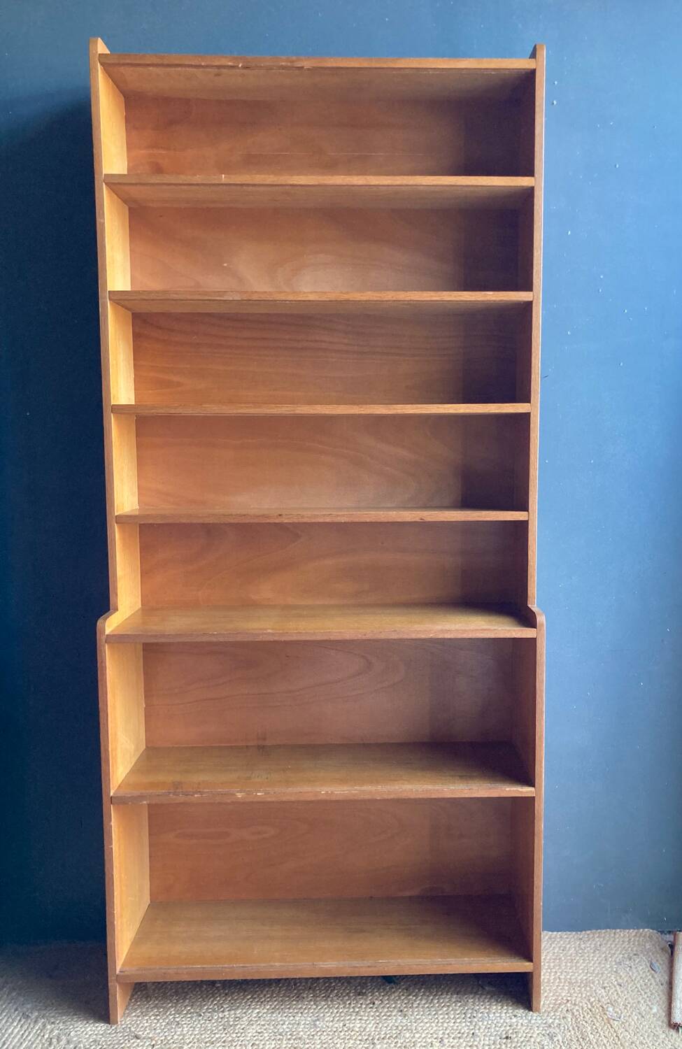 Scandinavian honey glazed bookcase