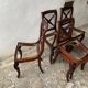 Série de 6 chaises en acajou début XIXeme