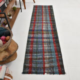 Flatweave Turkish runner rug 248x70cm