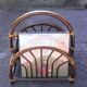 Rattan vinyl holders