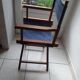 2 old director’s armchairs.
