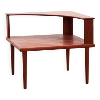 Swedish Corner Table Teak - Design by Alf Svensson & Yngvar Sandström