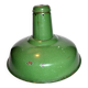 Green enamelled sheet metal workshop lamp – Industrial Farmhouse pendant light 41cm