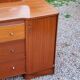 Coiffeuse commode vintage des années 60 en acajou