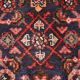 Traditional persian runner rug, handmade wool rug 87x420cm
