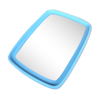 Miroir rectangulaire bleu