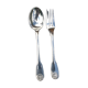 Christofle serving cutlery (fork / spoon) vendôme shell