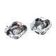 Vintage Bayel crystal salt shakers - Free-form Modernist design 1960