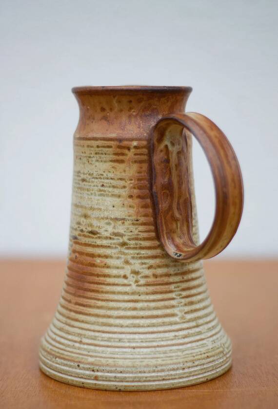 Vintage pitcher, vintage stoneware pitcher, carafe, jug, kitchen, collection, decoration