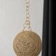 Lustre suspension boule chanvre ficelle