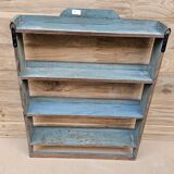 Burmese teak wall shelf