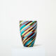 Laura de Santillana for Venini large vase blown glass Klee 1984