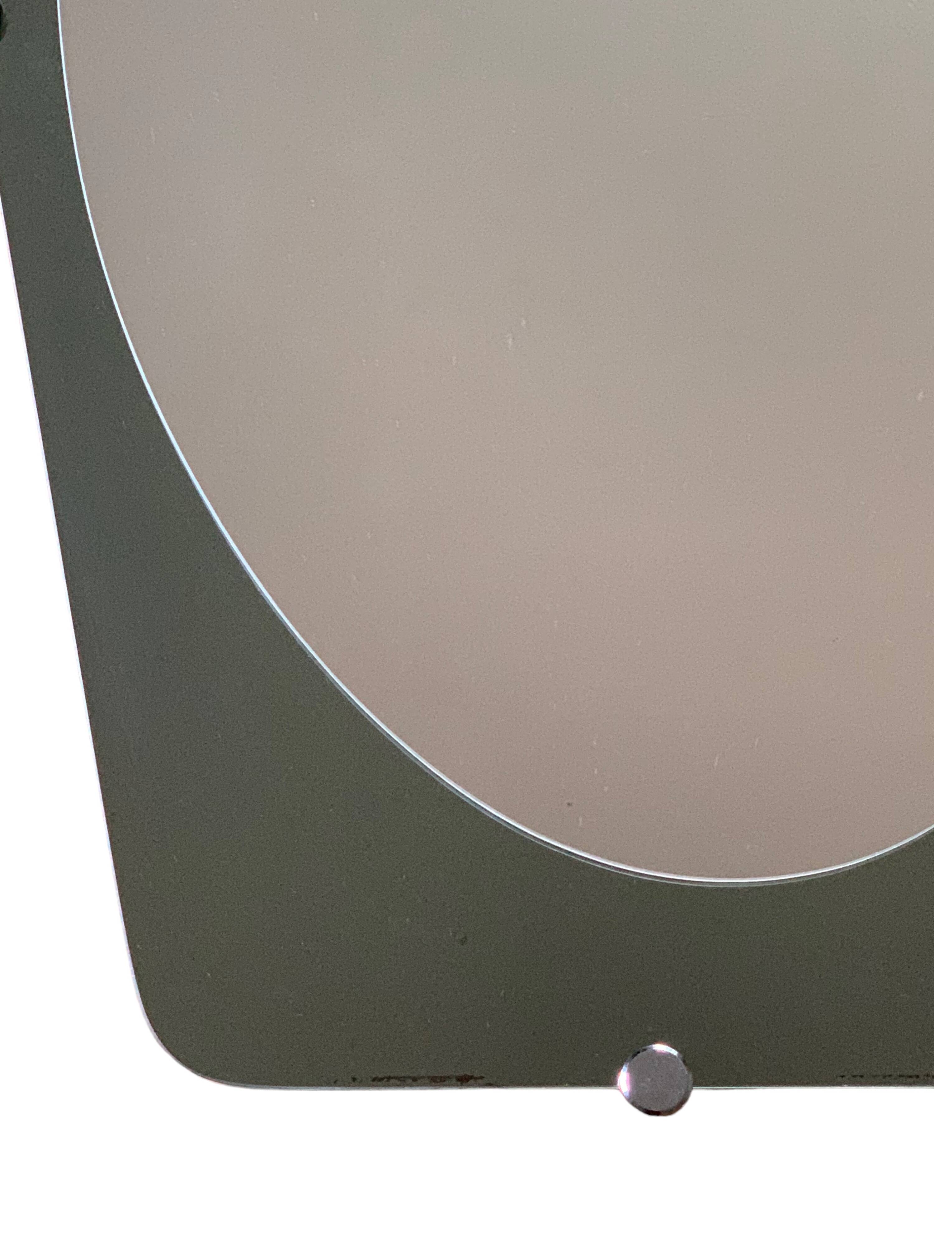 Double shade mirror 43x66 vintage 1970