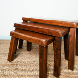 Oak nesting tables