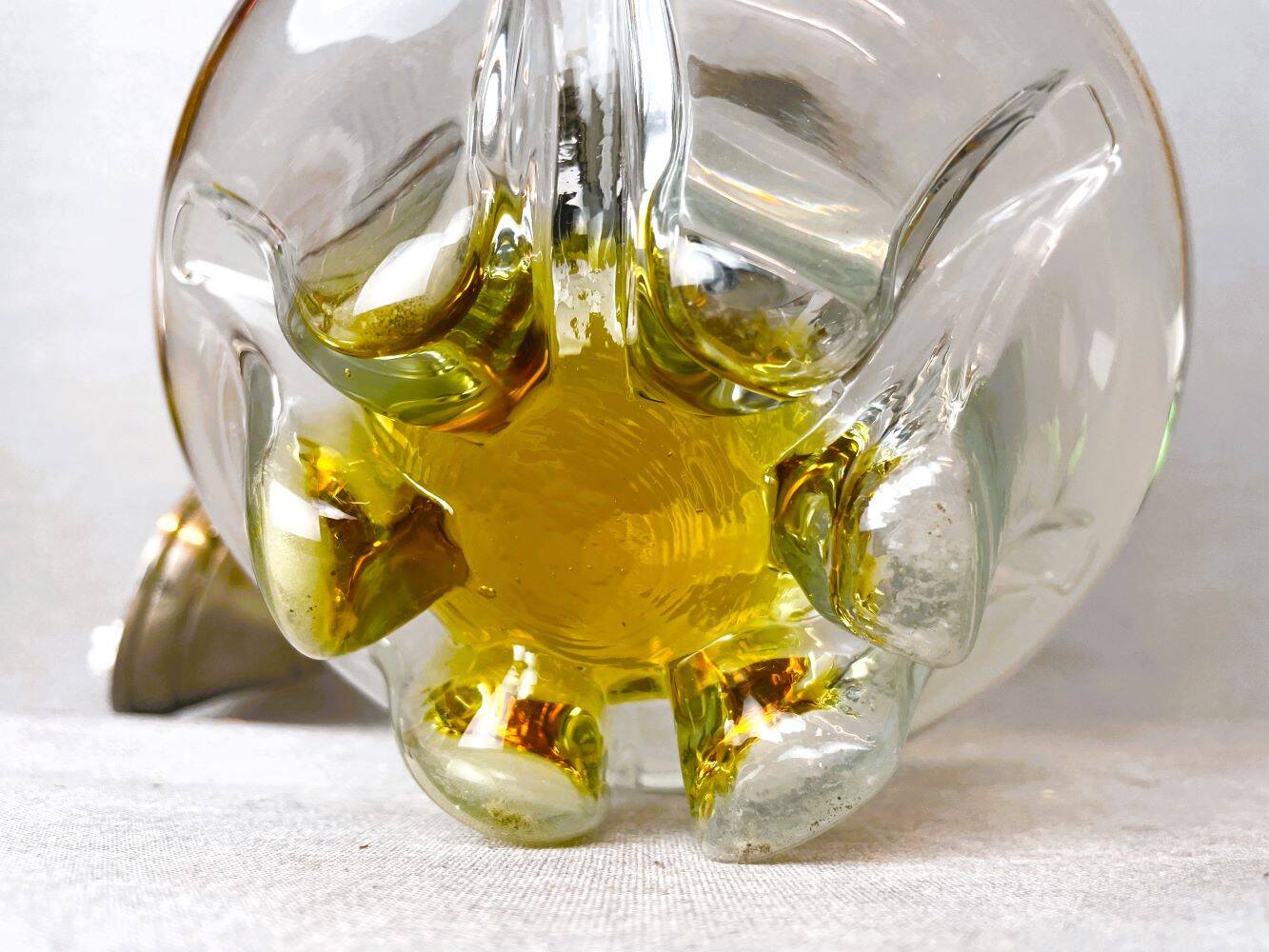 Italian Art Glass hanging lamp 1960s