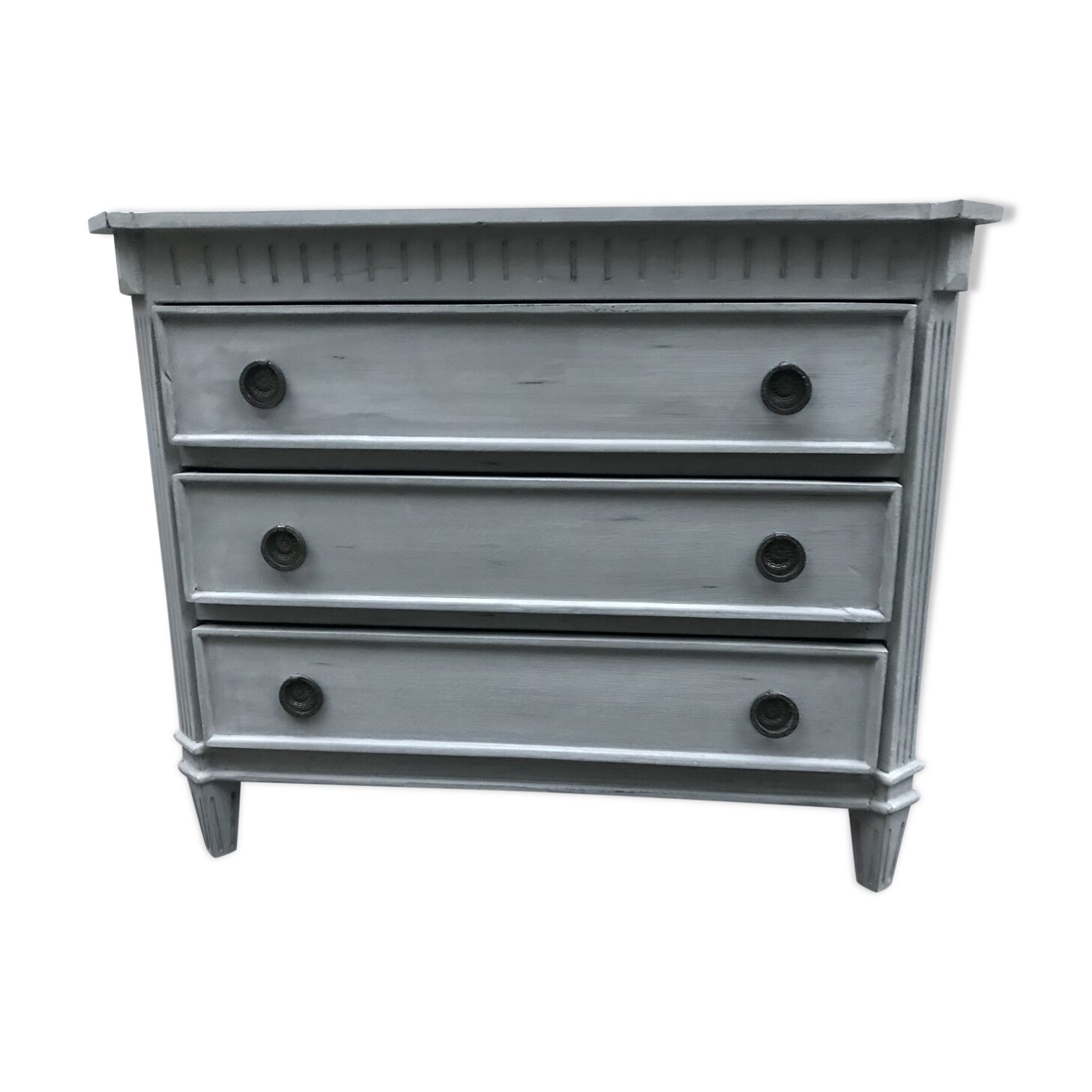 Commode style Louis XVI grise