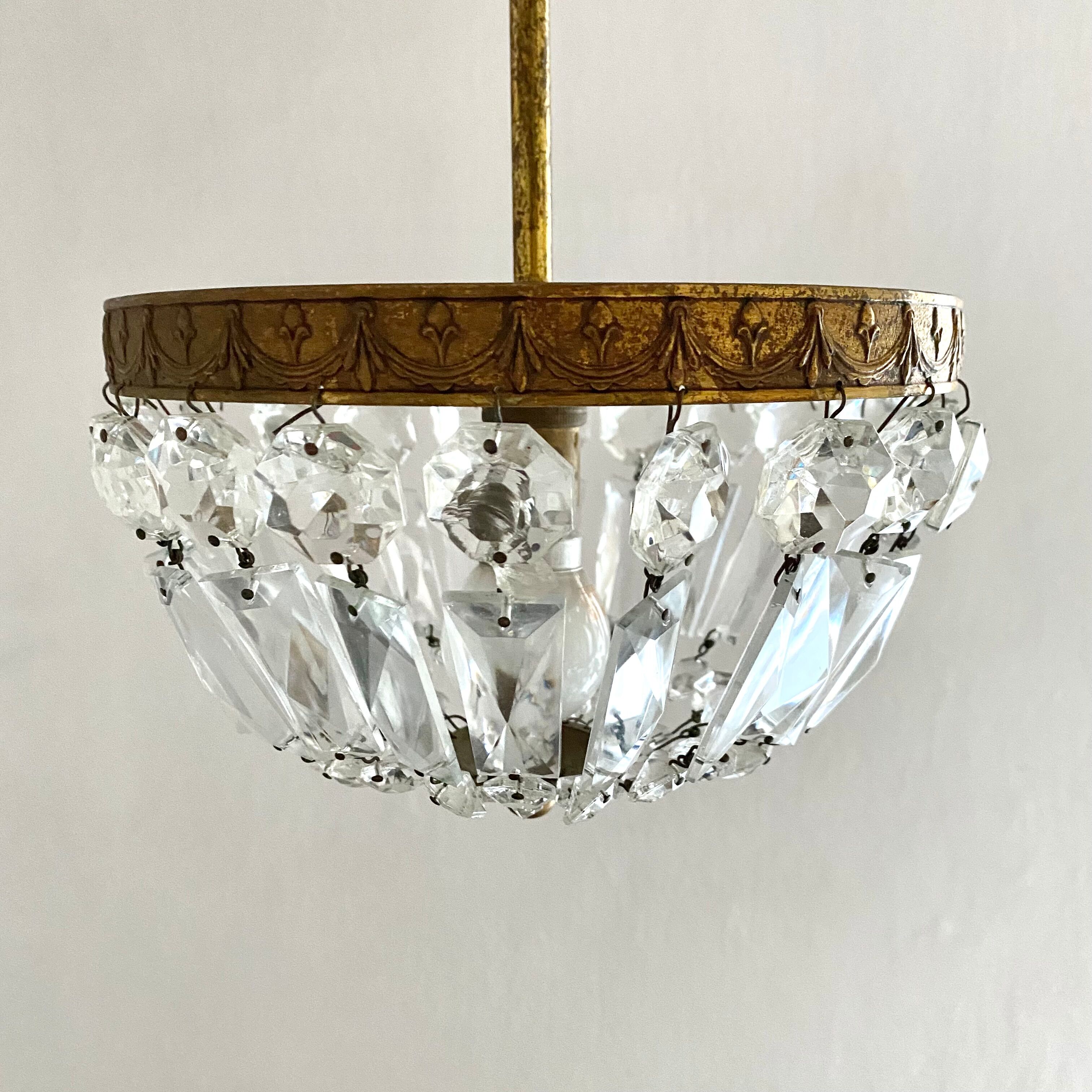 Old tassel ceiling lamp