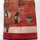 Moroccan Berber carpet red boujaad with colorful patterns 260x170cm