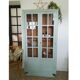 Glazed Parisian wardrobe, green water vintage wardrobe