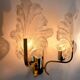 “Leaves” wall lamp by Carl Fagerlund, Murano glass, Germany, 1970