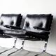 2 vintage Joker armchairs, Olivier Mourgue edition Airborne, 1960s 1970s