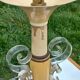 Lampe vintage des années 50 tôle, plexi et bois