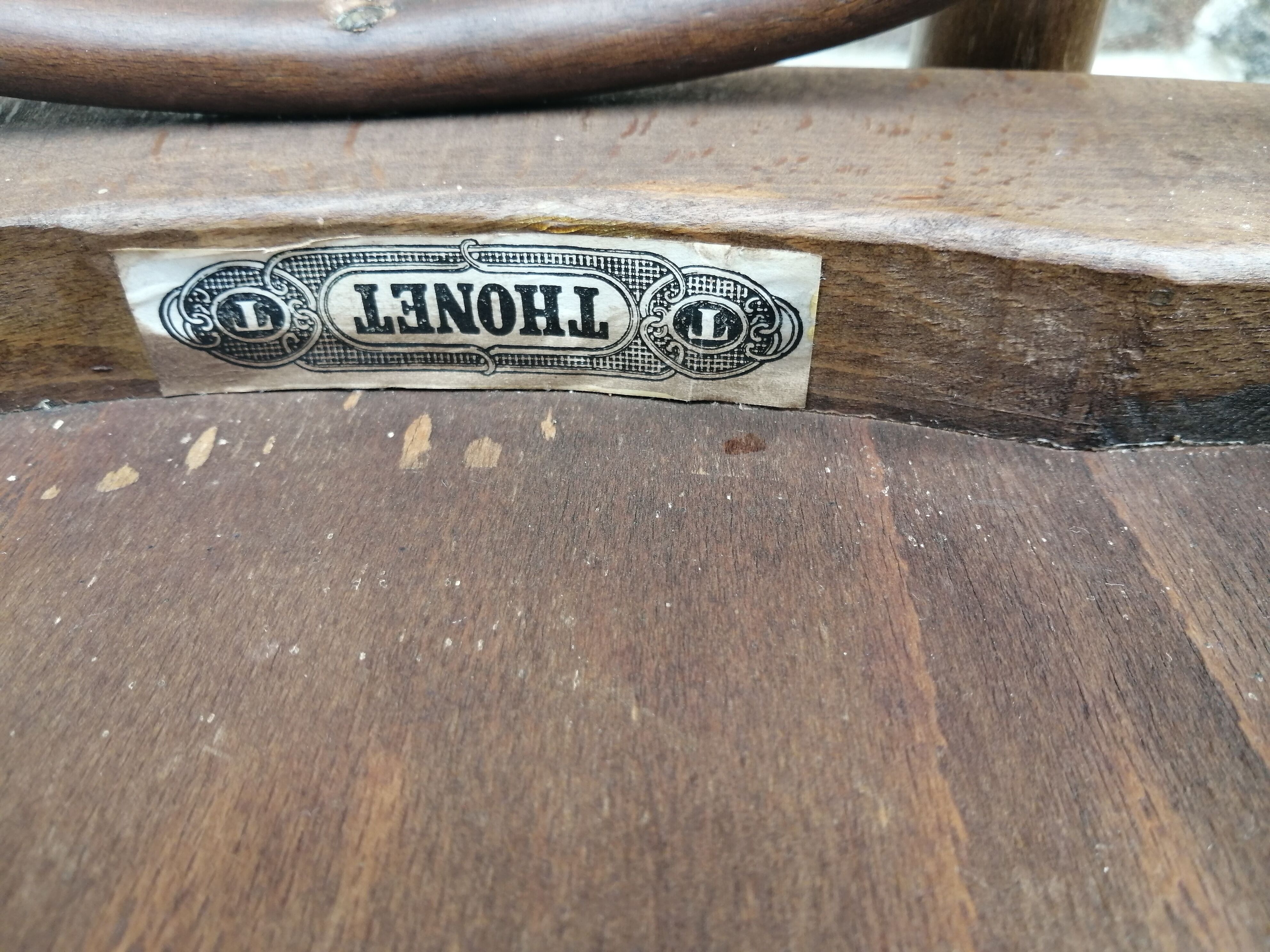 Set of 5 antique Thonet chairs