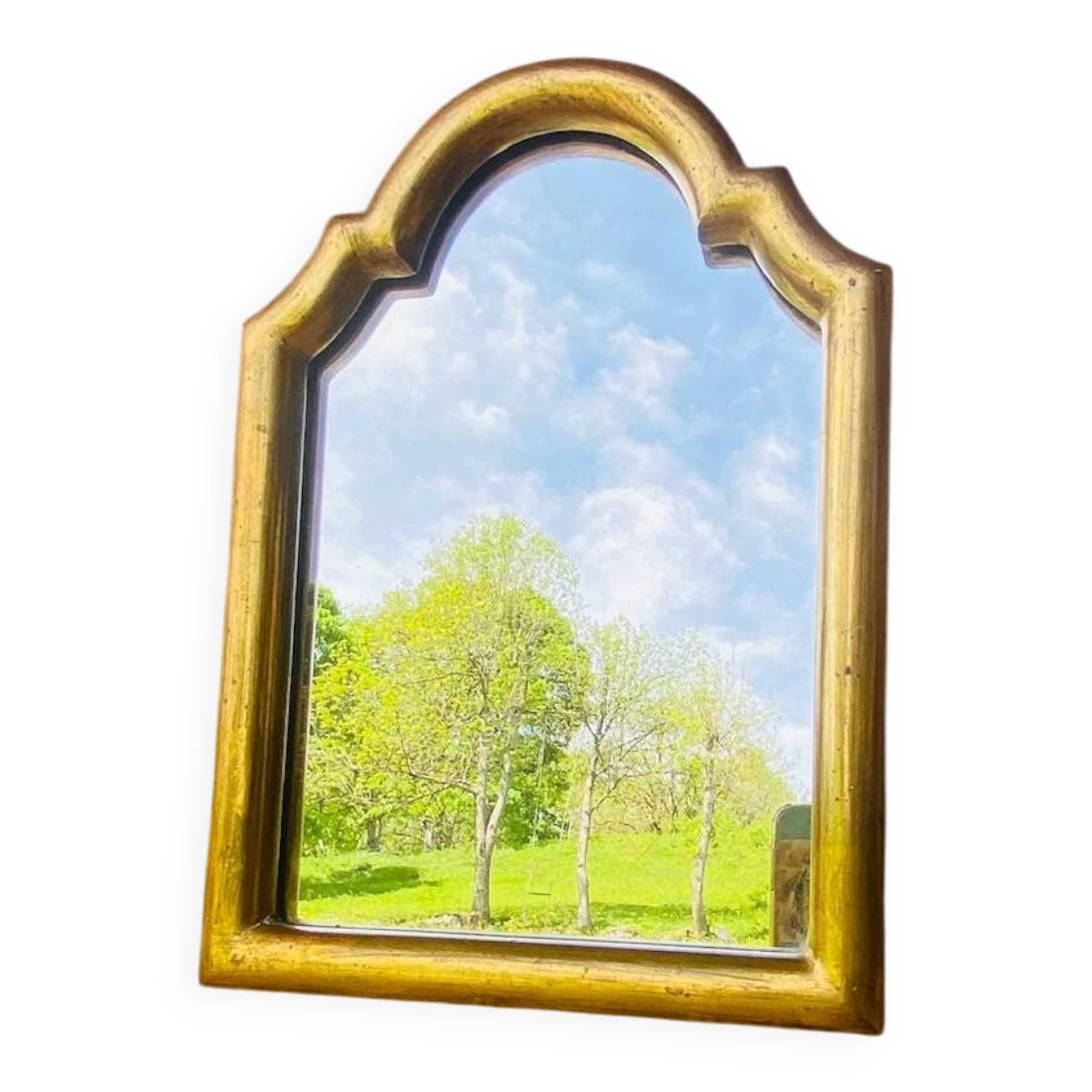 Antique gold mirror 32x22cm