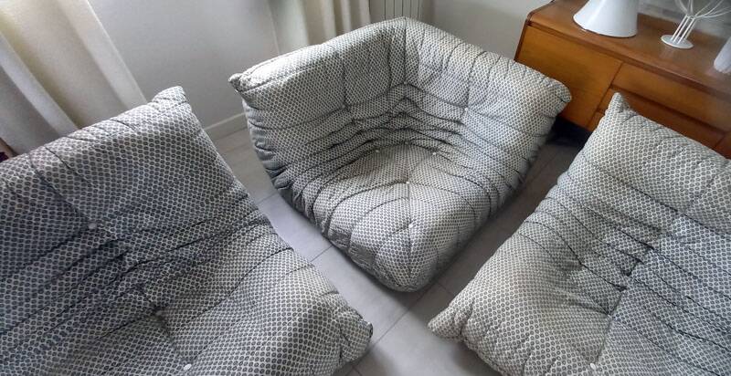 Togo Ligne Roset sofa set