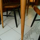 Table portfolio 60s oak