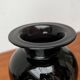 Postmodern black art glass vase by Hans Jürgen Richartz for the Richartz art collection, 1980s.
