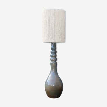 Ceramic lamp and rope shade