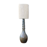 Ceramic lamp and rope shade