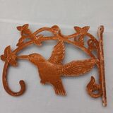 Set of 3 pretty cast iron hooks