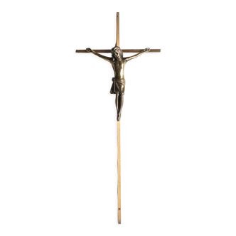 Crucifix en bronze, années 50