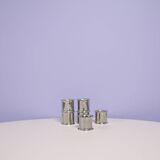 ensemble vintage x6 porte-serviettes chromés